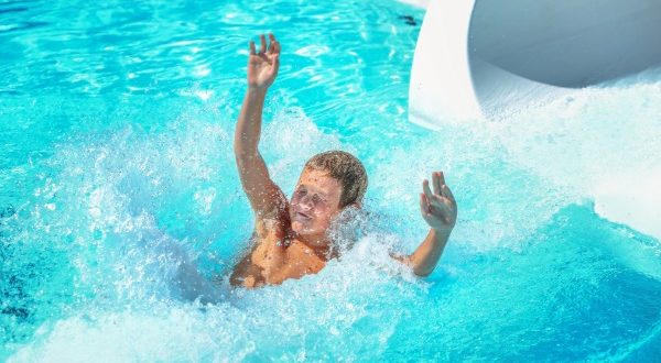 best waterparks near indio boy on waterslide